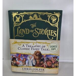 SIGNED Chris Colfer The Land of Stories A Treasury of Classic Fairy Tales 1st Ed